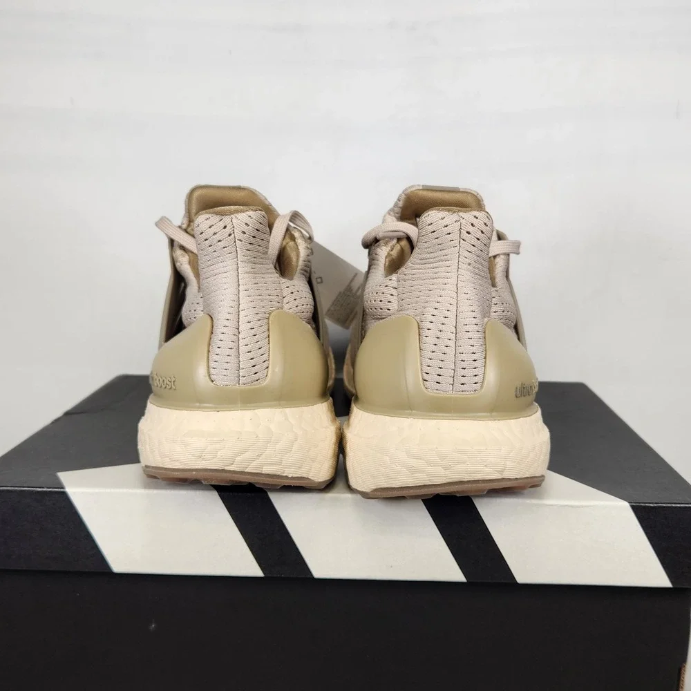 Adidas Ultraboost 1.0 Running Shoes Men Size 8.5 Wonder Beige Gum Primeknit